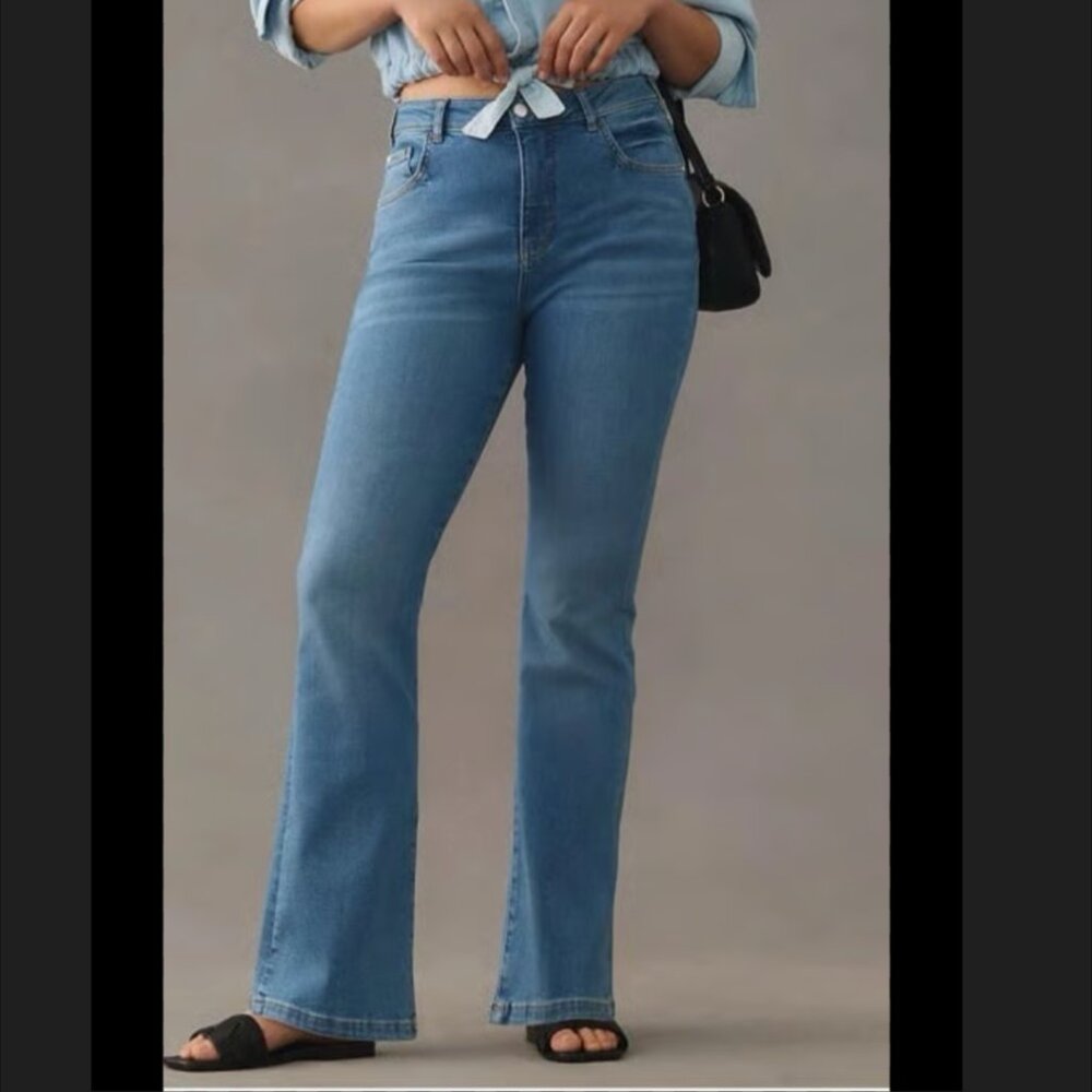 Pilcro Anthropologie Classic Everyday The Icon Jeans Denim Light Wash Blue 31